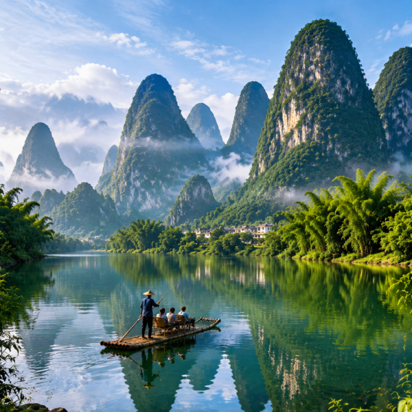 Longji & Yangshuo 4‑Day Highlights Tour | Terraces & Karst Landscape Adventure